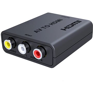 PremiumCord převodník AV kompozitního signálu a stereo zvuku na HDMI 1080P (khcon-47)