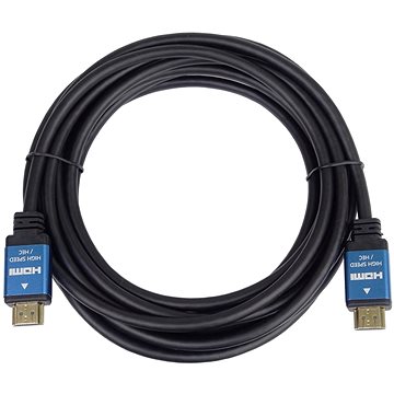 PremiumCord Ultra HDTV 4K@60Hz kabel HDMI 2.0b kovové+zlacené konektory 0,5m (kphdm2a05)