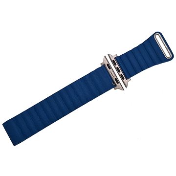 Drakero Kožený řemínek Elegance pro Apple Watch 38mm / 40mm / 41mm modrý (10076-38)