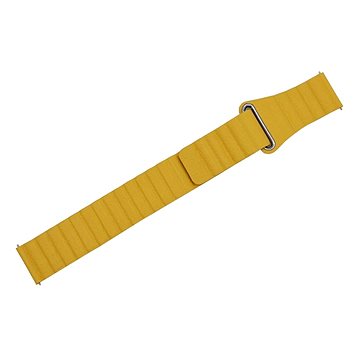 Drakero Kožený řemínek Elegance žlutý 20mm Quick Release (10068-2)