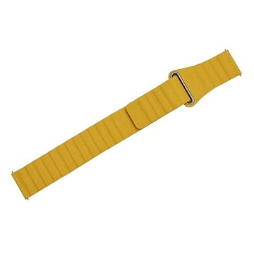 Drakero Kožený řemínek Elegance žlutý 22mm Quick Release (10068)