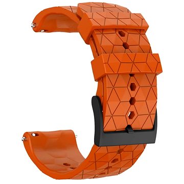Drakero Silikonový řemínek oranžový 24mm Quick Release (10192-02)