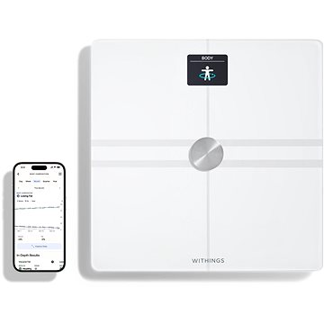Withings Body Comp Complete Body Analysis Wi-Fi Scale - White (WBS12-White-All-Inter)