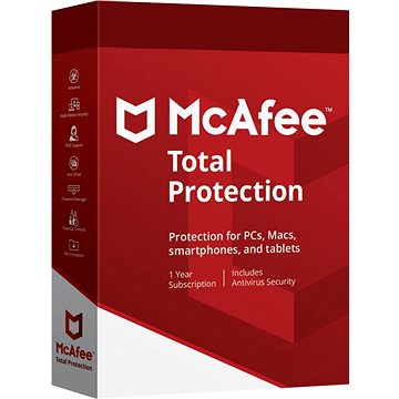 McAfee Total Protection (elektronická licence)