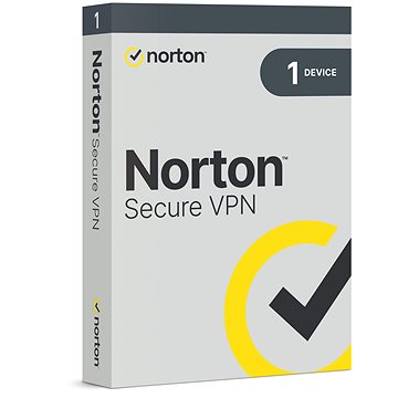 Norton Secure VPN, 1 uživatel, 1 zařízení, 12 měsíců (elektronická licence) (21420109)