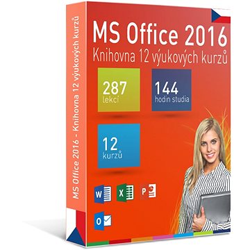 GOPAS MS Office 2016 - 12 samostudijních výukových kurzů na 365 dní CZ (elektronická licence) (Office2016-365CZ)
