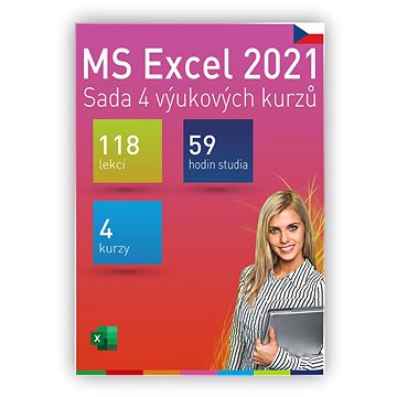 GOPAS Microsoft 365/2021 Excel - Sada 4 výukových kurzů, CZ (elektronická licence) (CS-Exc21-CS4)