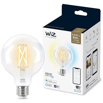 WiZ Tunable White 60W E27 G95 Filament (929003018201)