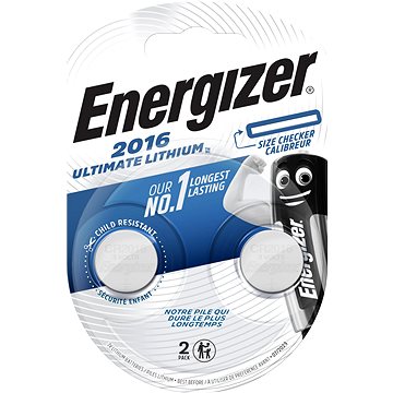 Energizer Ultimate Lithium CR2016 2pack (ECR025)