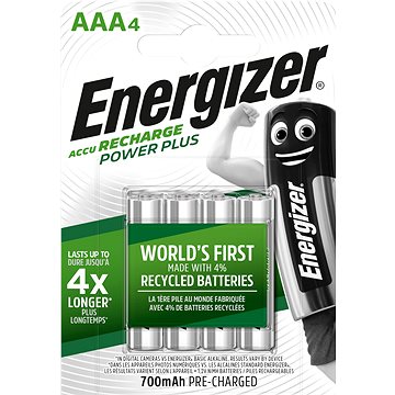 Energizer Power Plus AAA 700mAh 4ks (EHR015)