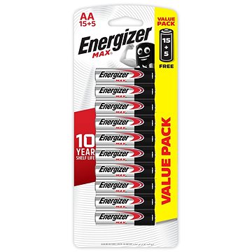 Energizer MAX AA 15+5 zdarma (EU018)