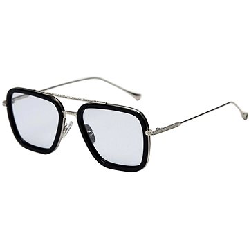 VeyRey Sluneční brýle hranaté Malkolm černé (74073)