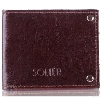 Solier Pouzdro na kreditní karty Marcin hnědé (71924)