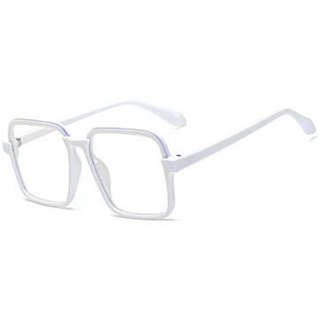 VeyRey Brýle blokující modré světlo hranaté Dagny bílé (77637)