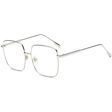 VeyRey Brýle blokující modré světlo hranaté Ernstep stříbrné (80998)