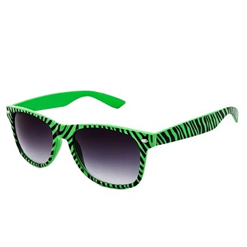 OEM Sluneční brýle Nerd zebra zelené (74405)
