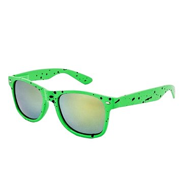OEM Sluneční brýle Nerd kaňka zelené (74429)