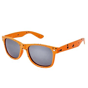 OEM Sluneční brýle Nerd kaňka oranžové s černými skly (74435)