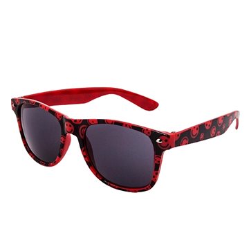 OEM Sluneční brýle Nerd smajlík červené (74439)