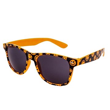 OEM Sluneční brýle Nerd smajlík oranžové (74443)