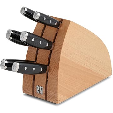 YAXELL Dřevěný stojan na 6 nožů přírodní (39041)
