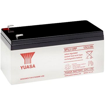 YUASA 12V 3.2Ah bezúdržbová olověná baterie NP3.2-12 (NP3.2-12)
