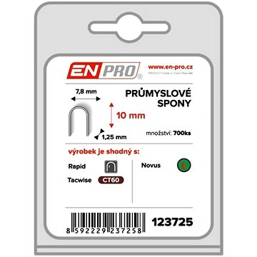 Spony PROFI, 502/10 mm, oblé, 700 ks, ENPRO (123725)
