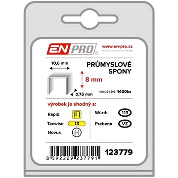 Spony PROFI, 581/08 mm, 1400 ks, ENPRO (123779)