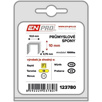 Spony PROFI, 581/10 mm, 1000 ks, ENPRO (123780)
