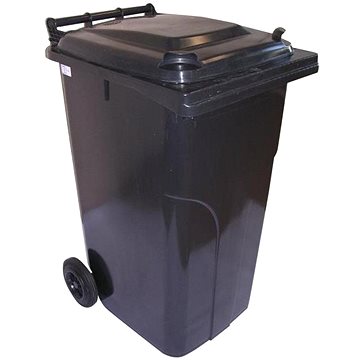 Popelnice plastová, 240 l, černá (139199)