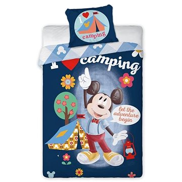Mickey camping Bavlna, 140×200, 70×90 cm (3195077)