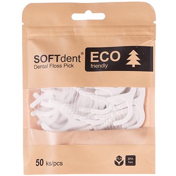SOFTdent Eco dentální párátka, 50 ks (8594027314551)
