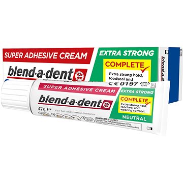 BLEND-A-DENT Complete Fixační Na Zubní Náhradu 47 g, Neutral (8001841900575)