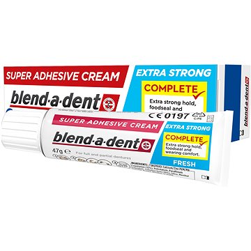 BLEND-A-DENT Complete Fixační Na Zubní Náhradu 47 g, Fresh (8001841900612)