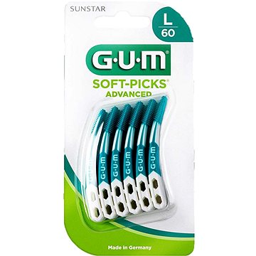 GUM Soft Picks Advanced Large 0,8 mm, 60 ks (7630019903349)