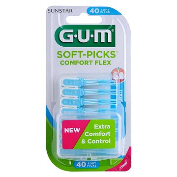 GUM Soft Picks Comfort Flex Small 40 ks (7630019903707)