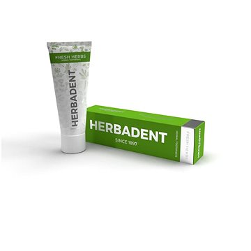 HERBADENT Fresh Herbs bylinná zubní pasta 75 g (8594021372304)