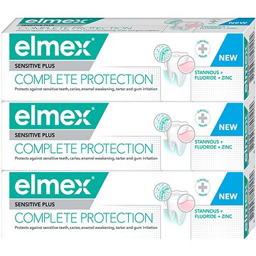 ELMEX Sensitive Plus Complete Care 3x 75 ml (8590232001125)