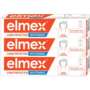 ELMEX Caries Protection Whitening 3 × 75 ml (8590232000272)
