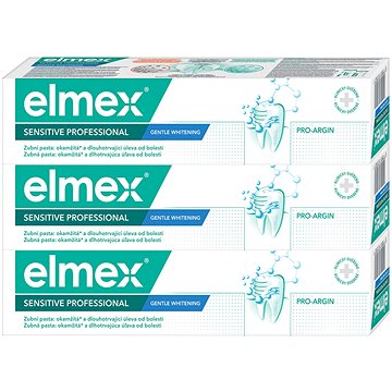 ELMEX Sensitive Professional Gentle Whitnening 3 × 75 ml (8590232000432)