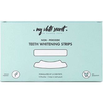 MY WHITE SECRET Bělící pásky na zuby bez peroxidu (5060548390006)