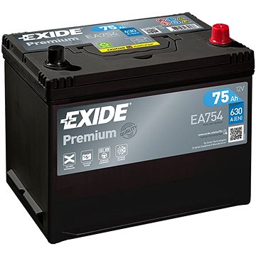 EXIDE Premium 75Ah, 12V, EA754 (EA754)