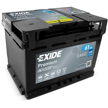 EXIDE Premium 61Ah, 12V, EA612 (EA612)