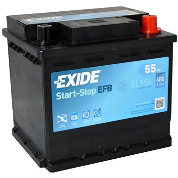 EXIDE START-STOP EFB 55Ah, 12V, EL550 (EL550)