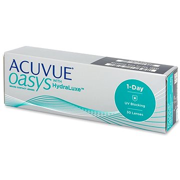 Acuvue Oasys 1 Day with HydraLuxe (30 čoček) dioptrie: +5.50, zakřivení: 8.50 (733905819025)