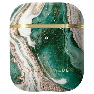 iDeal Of Sweden pro Apple Airpods 1/2 generation golden olive marble (IDFAPCAW21-320)