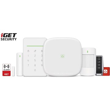 iGET SECURITY M5-4G Premium - inteligentní zabezpečovací systém 4G LTE/WiFi/LAN, set (M5-4G Premium)