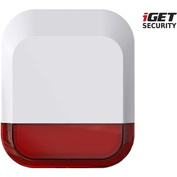 iGET SECURITY EP11 - venkovní siréna napájená baterií nebo ze sítě pro alarm iGET M5-4G (EP11 SECURITY)