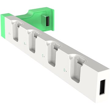 iPega 9186 Charger Dock pro N-Switch a Joy-con White/Green (PG-9186A)