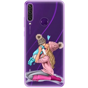 iSaprio Kissing Mom - Blond and Boy pro Huawei Y6p (kmbloboy-TPU3_Y6p)